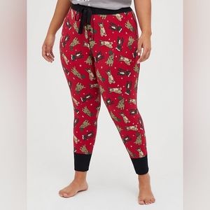 NWT Torrid holiday dog sleep leggings, size 1x